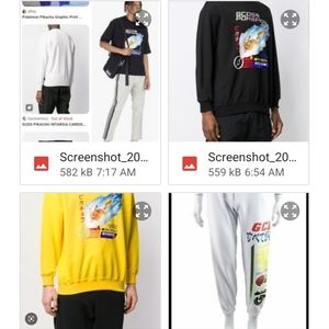 Like new GCDS pikatchu Pokémon sweat pants